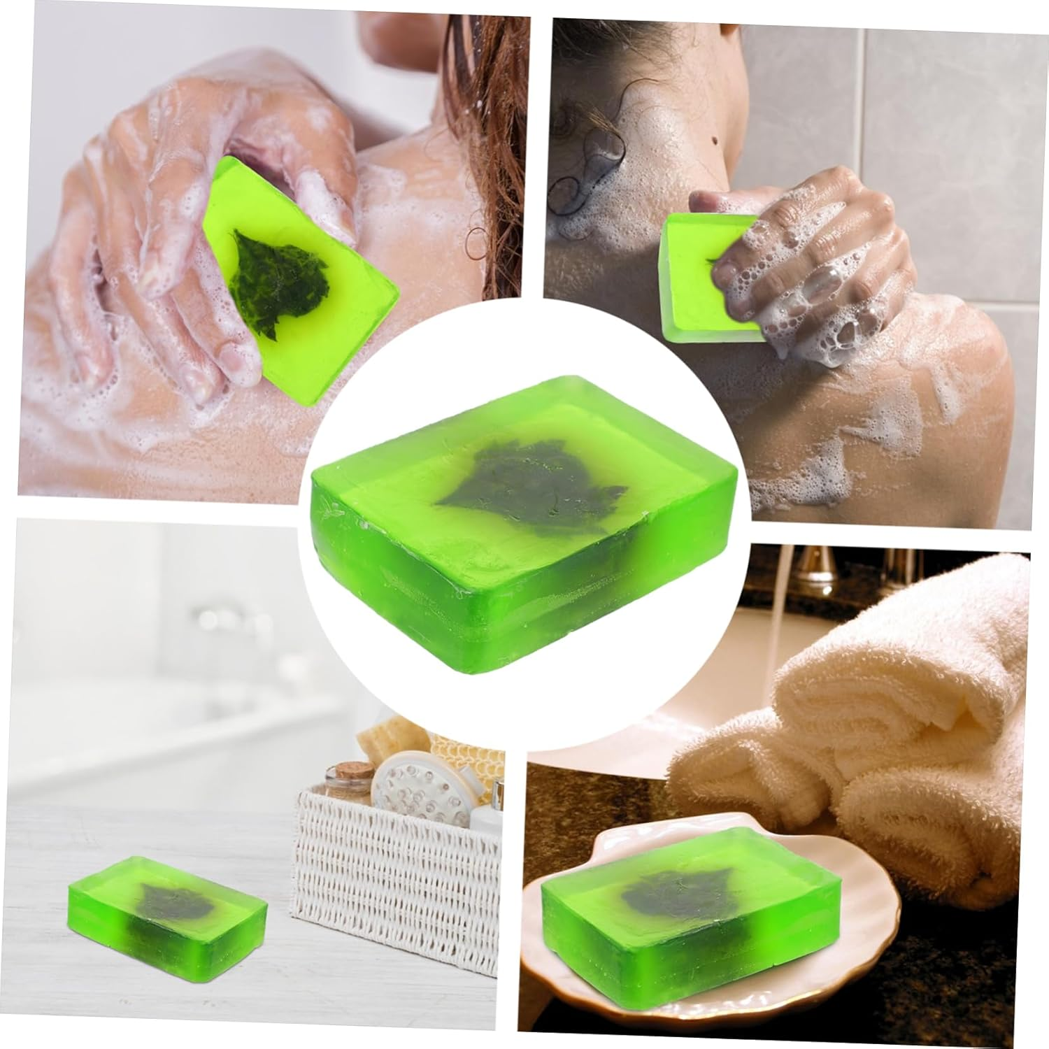 TOVINANNA 2Pcs Cleansing Soaps Foaming Handmade Essential Oil Soap Gentle Cleanser image number 2