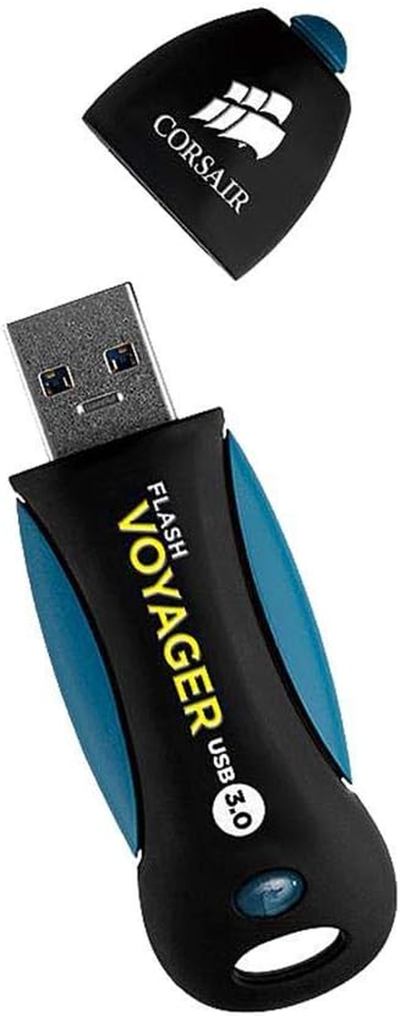 Corsair 128 GB USB 3.0 Flash Voyager Flash Drive, Black image number 2