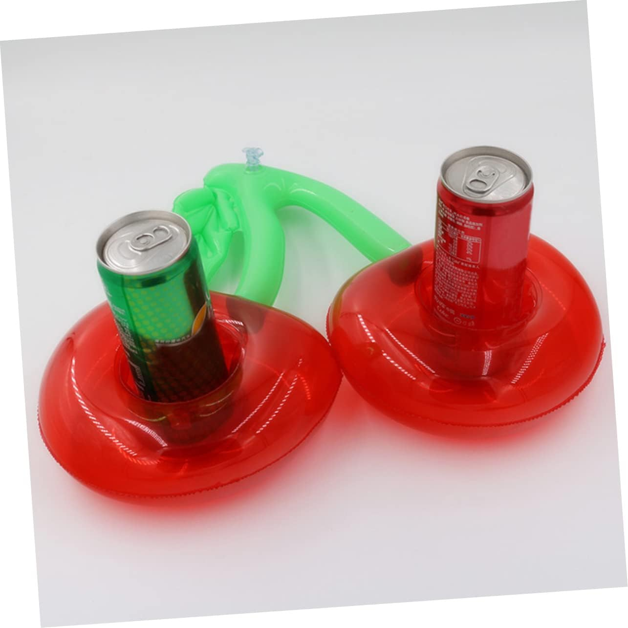 KICHOUSE Inflatable Cherry Drink Holder 2Pcs Floating Cup Holders for Pool Party Reusable Beach Pool Party Favor image number 6