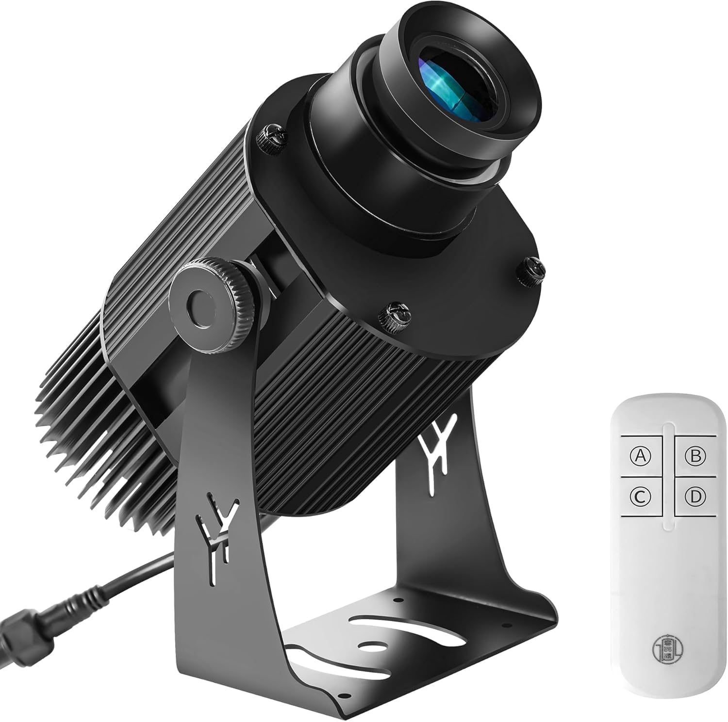 65W GOBO Projector for Business Custom Logo Projectors Rotating Store Floor Personalized Wall Outdoor Waterproof IP67 Image for Shop Advertising,Wedding Stage