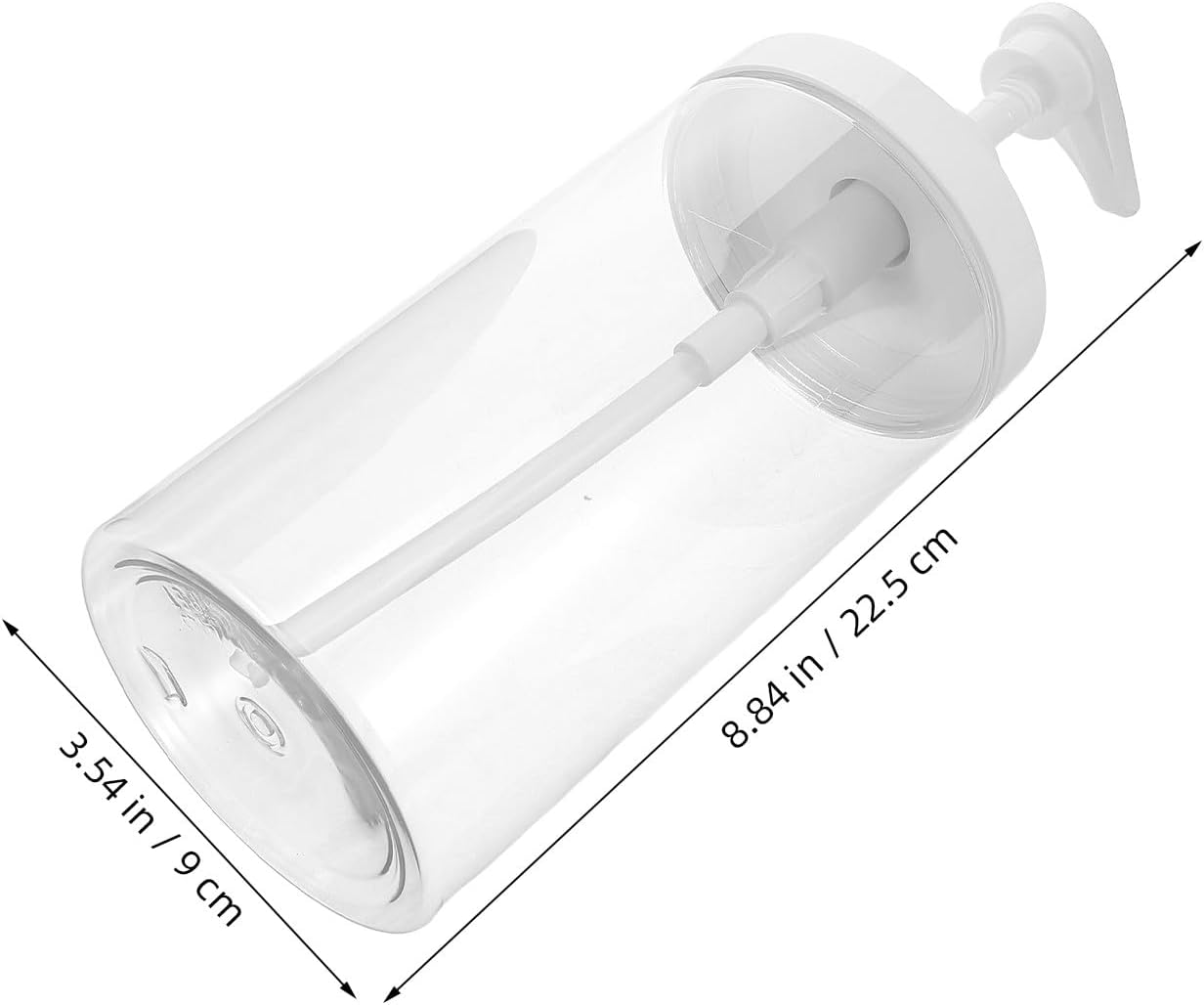 WATIIFUFU Refillable Travel Size Pump Bottle 1000Ml Wide Mouth for Shampoo and Lotion Bathroom Shower image number 1