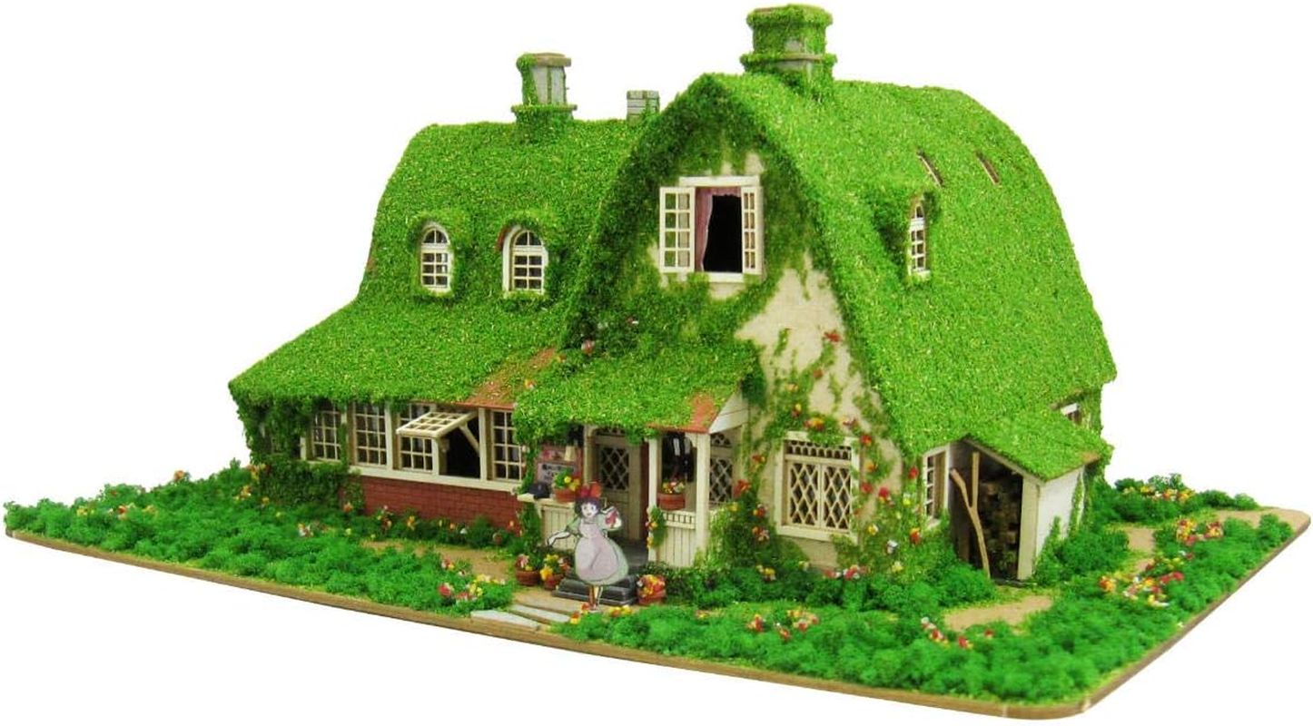 Sankei MK07-22 Mini Art Kit, Studio Ghibli Series, Kiki'S Delivery Service, Kiki and Jiji'S House, 1/150 Scale, Papercraft image number 6