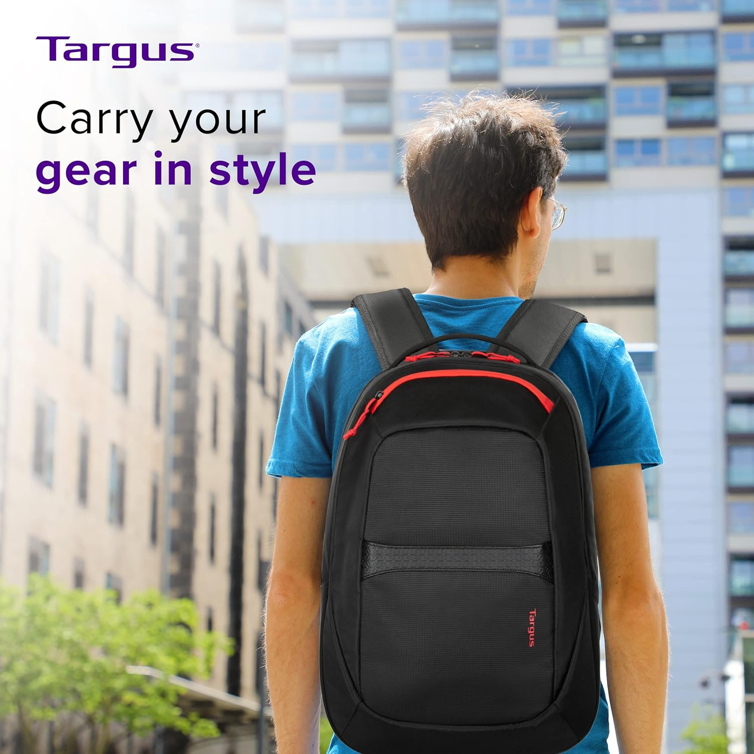 Targus Strike II Laptop Case Backpack, 43.9 Cm Size, Black image number 5