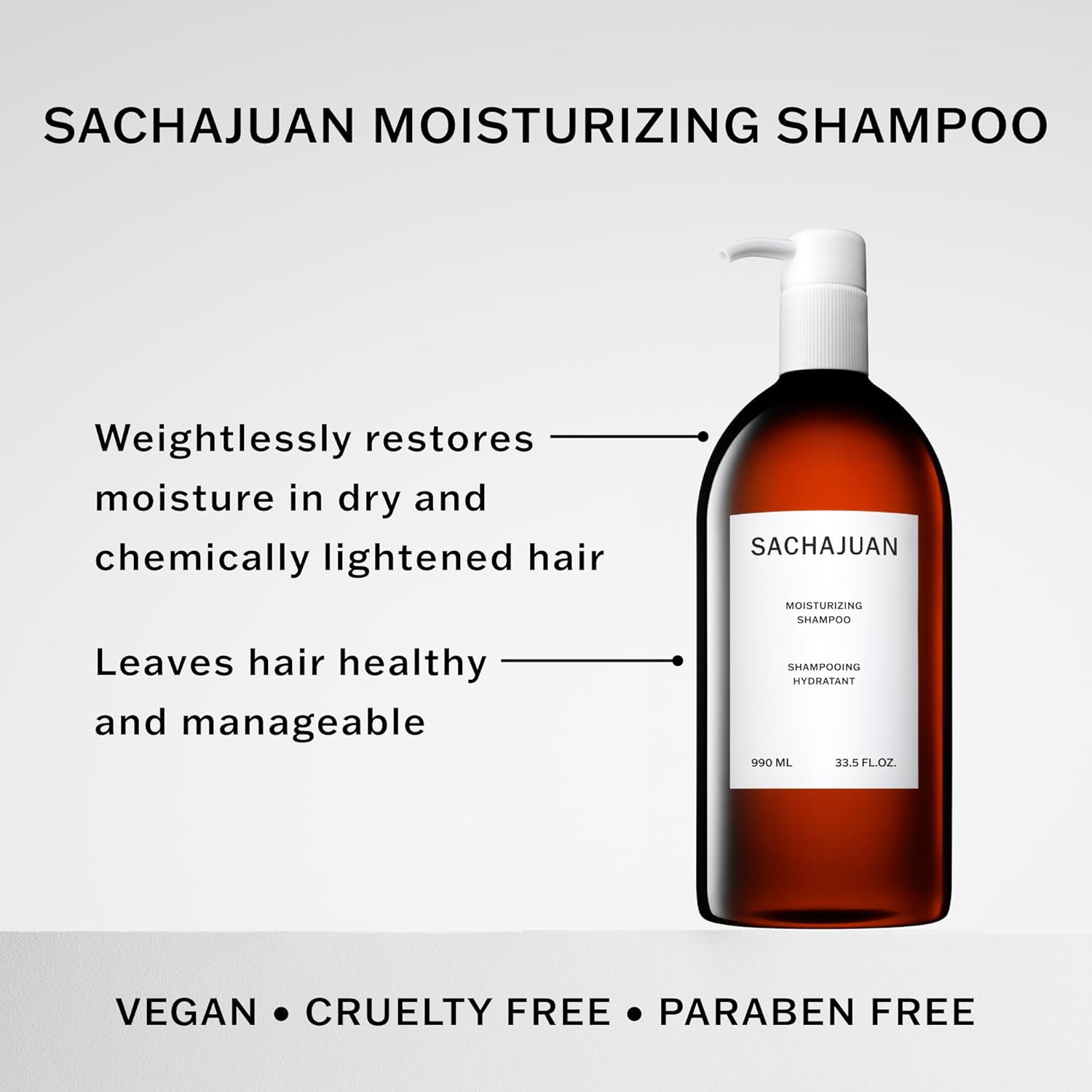SACHAJUAN - Moisturising Shampoo 990 Ml image number 2