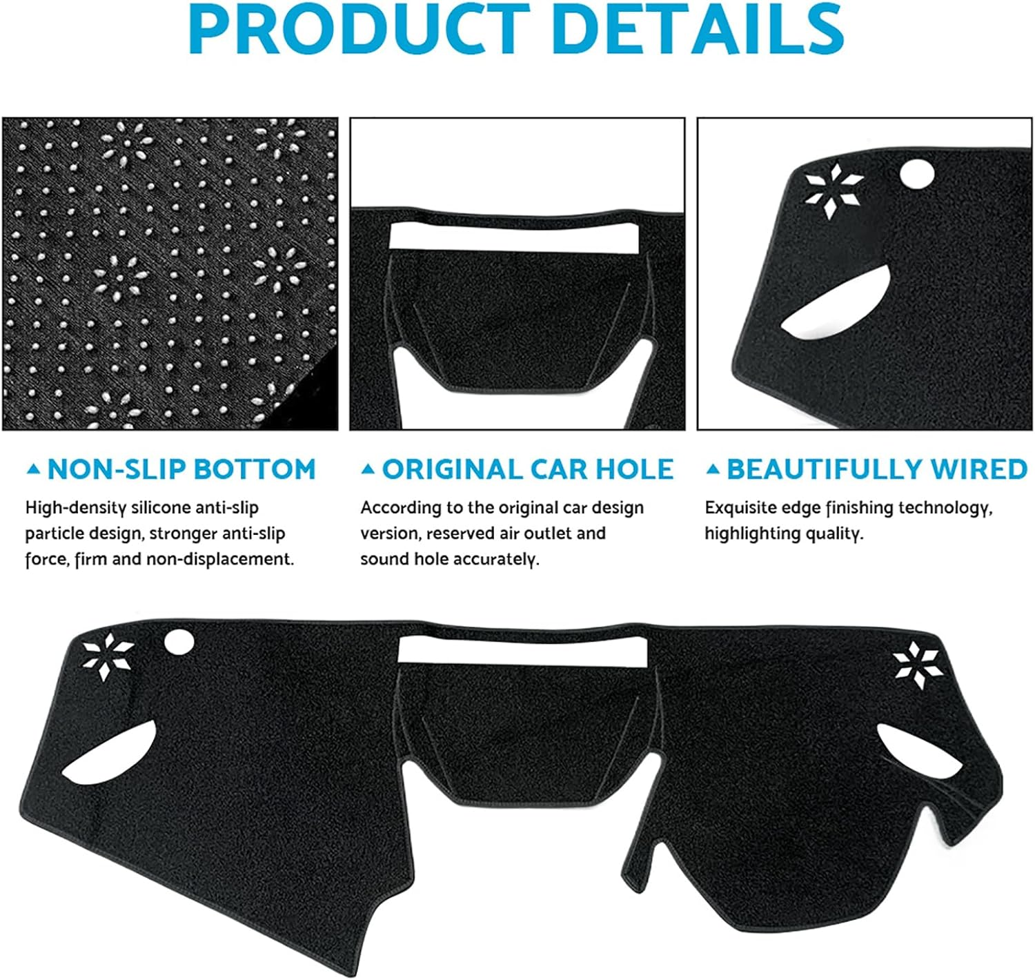 MAX COOL Non-Slip Dash Mat Suitable for Subaru Forester S5 2.5I-S 19-22 Dashboard Cover image number 1