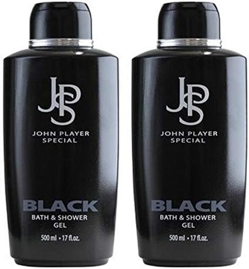 John Player Special Black Shower Gel 2 X 500Ml (Pack of 2)
