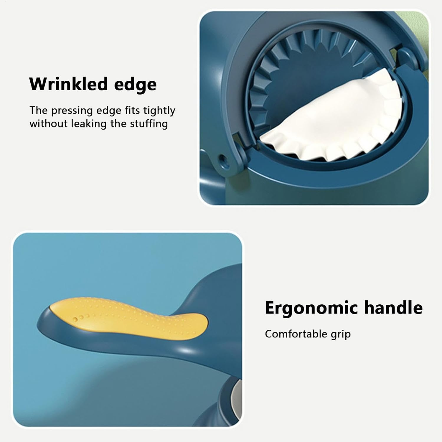 Shurzzesj Dumpling Dough Press | 2 in 1 Dough Press Cutter,Dough Presser Dumpling Skin Artifact, Skin Wrapper Mould, Dumpling Wrappers Empanada Maker Kitchen Gadgets image number 6