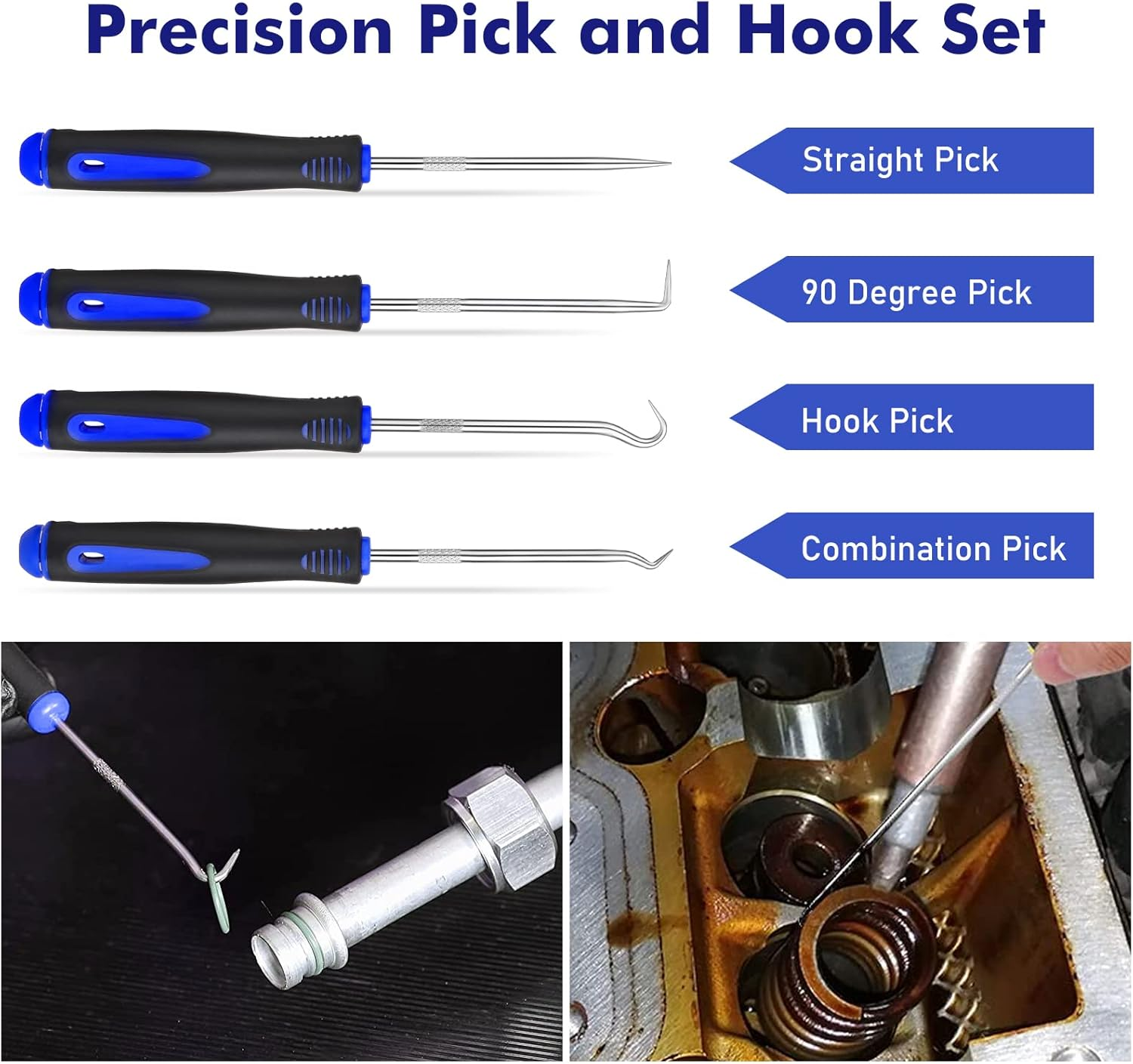 JNLK 352Pcs Trim Removal Tool, Pry Tool, Door Panel Removal Tool Kit, Clip Tool, Fasteners Removal Tool with Car Retainer Body Clips, Automotive Hook Set, Blue - Red image number 3