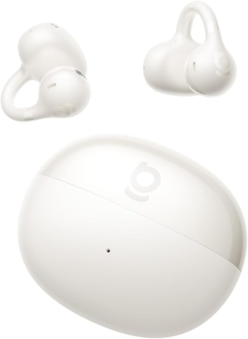 Baseus Bowie MC1 Open Ear Clip-On Earbuds, Adaptive Comfort with Anti-Drop Design, Impactful Sound with Adaptive Bass Boost, Adaptive Noise Cancelling Calls, IP57 Waterproof, 40H Playtime