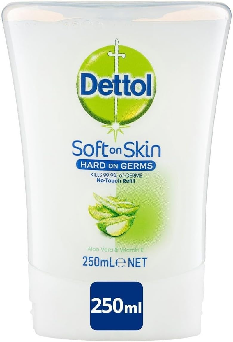 Dettol No Touch Antibacterial Hand Wash Aloe Vera Refill, 250Ml image number 5