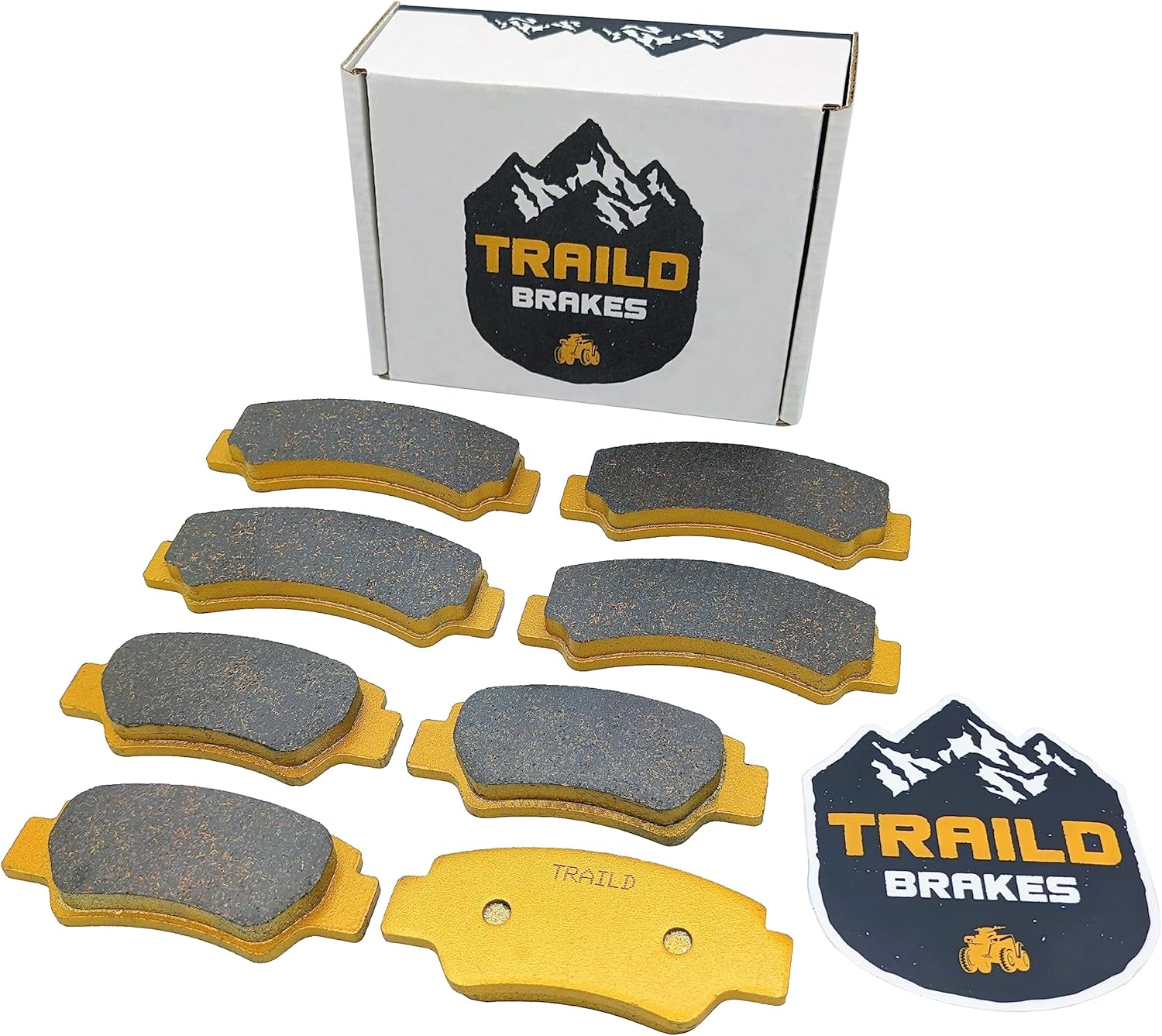 Traild CF Moto UFORCE 500, 600, 800, 1000 2018-2023 Ceramic Brake Pad Set Front & Rear image number 2