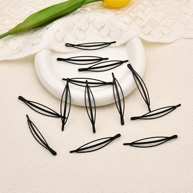 Bobby Pins Hair Clips for Women Decorative Hair Accessories for Wedding Bride Bridesmaid Hair Barrette No Slip Metal Snap Hair Clip for Thick Fine Hair Bangs Clip Bb Clips for Hair Pins 12Pcs image number 5