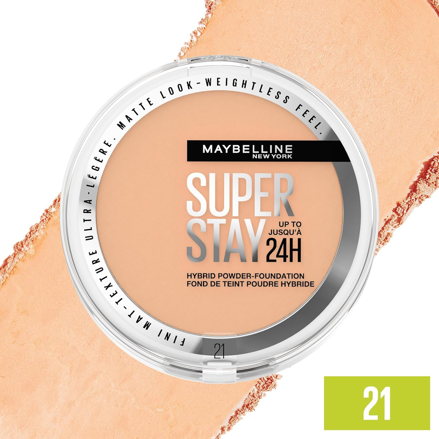Maybelline New York Superstay 24H Hybrid Powder Foundation in Nude Beige image number 2