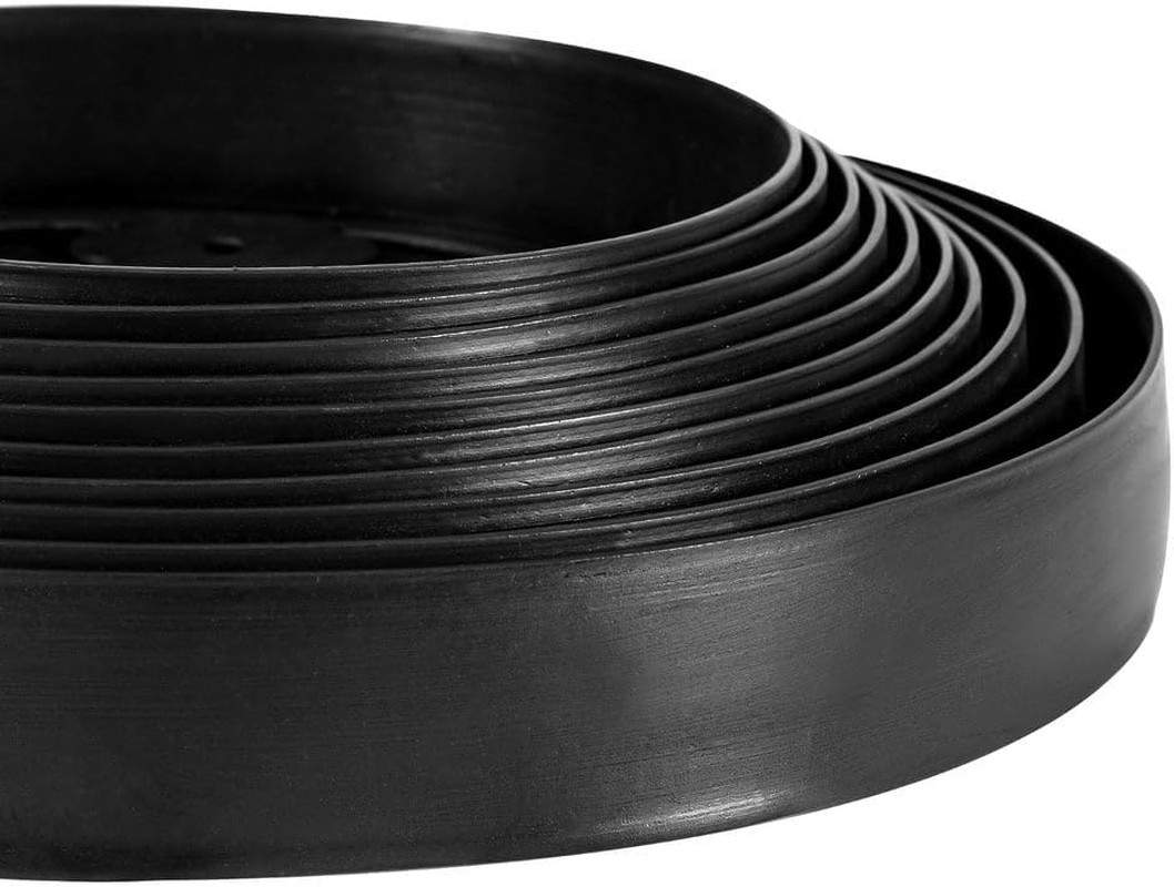 Green Fingers Garden Edging 5CM X 10M Border Support Landscape Edge Black X5