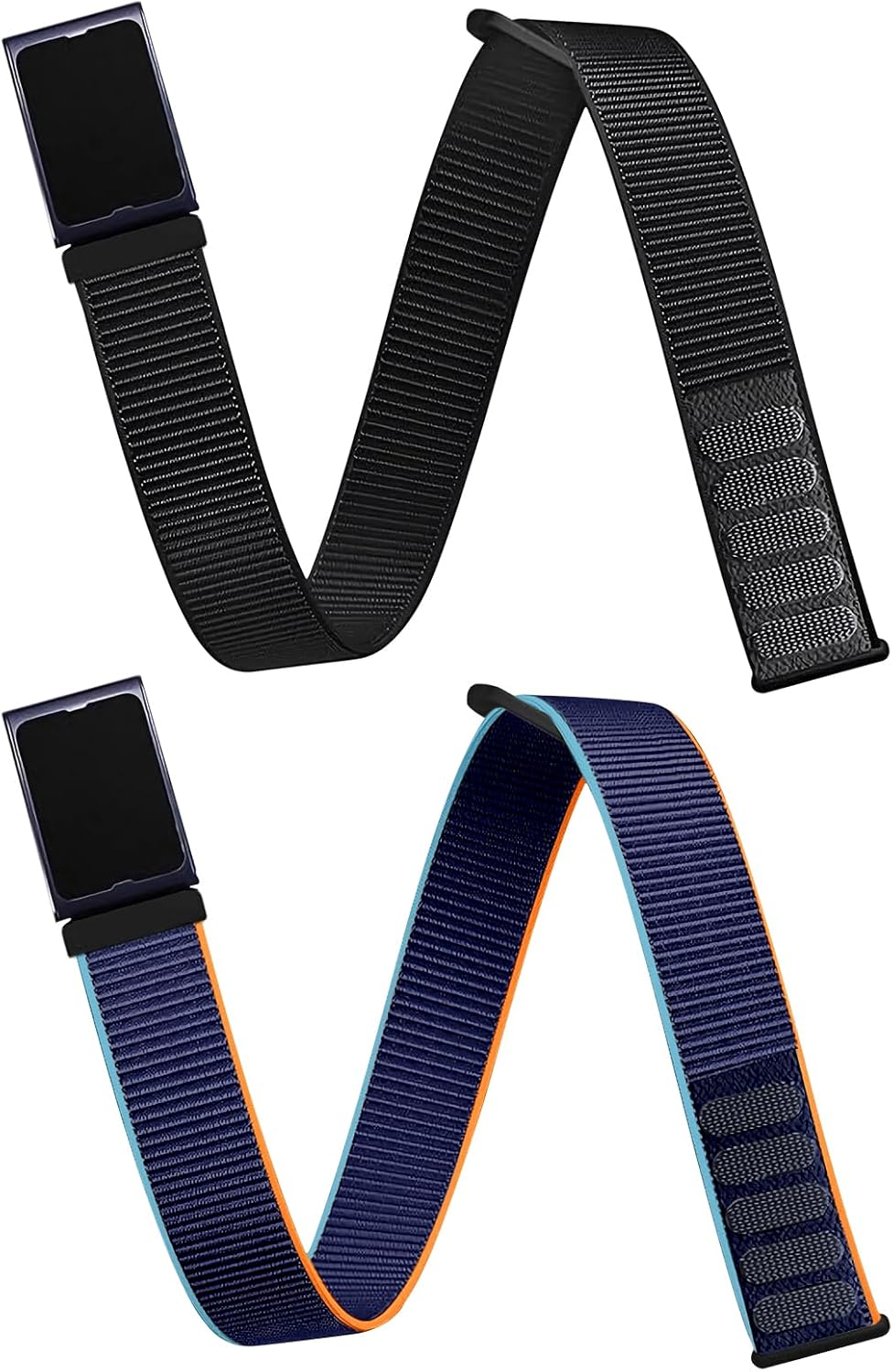 Chinbersky Pack of 2 22 Mm Sports Bicep Band Compatible with Amazfit Helio Strap for Men and Women, Nylon Elastic Adjustable Arm/Ankle Band Jogging for Amazfit Helio Strap