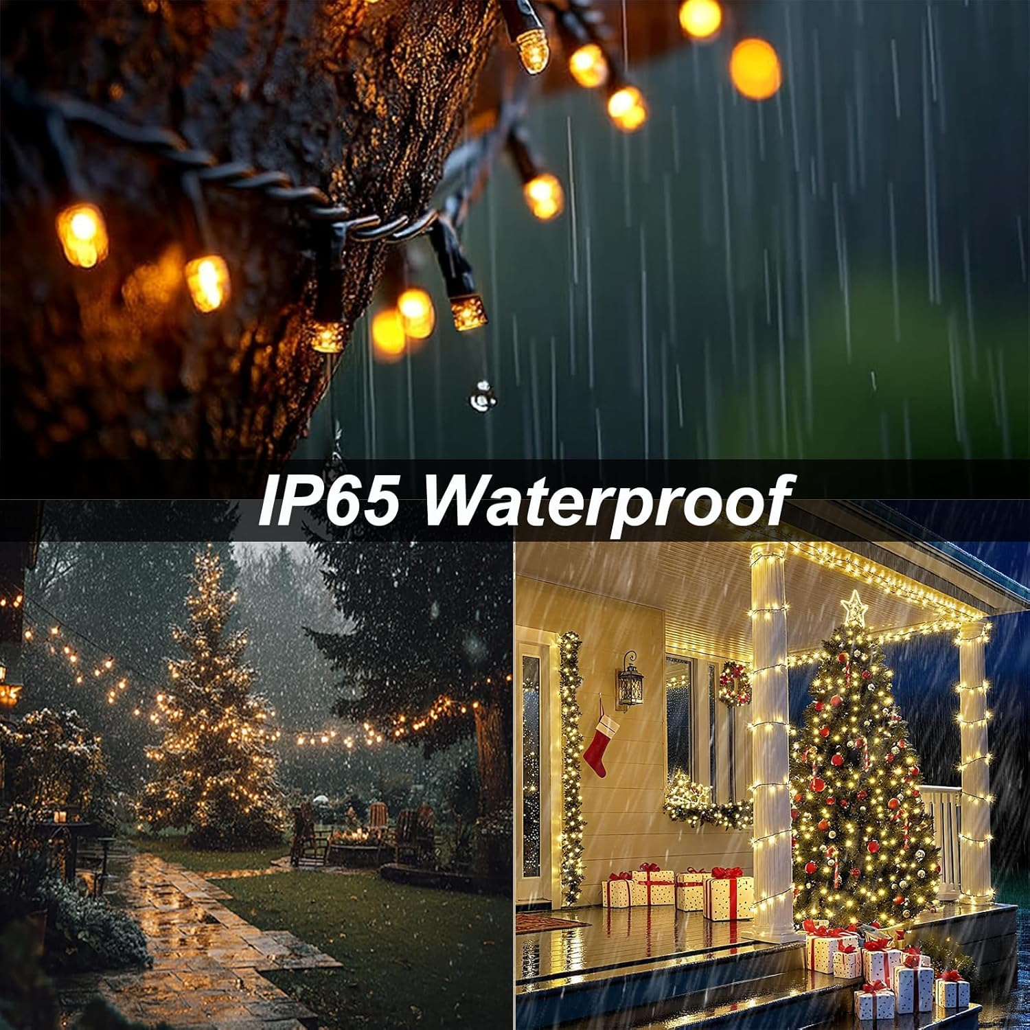Christmas Lights & Fairy Lights, 30M 300 Leds USB String Lights with 8 Lighting Modes for Indoor Outdoor Bedroom Wedding Decor Party Christmas Tree Lighting (300Leds Warm) image number 1