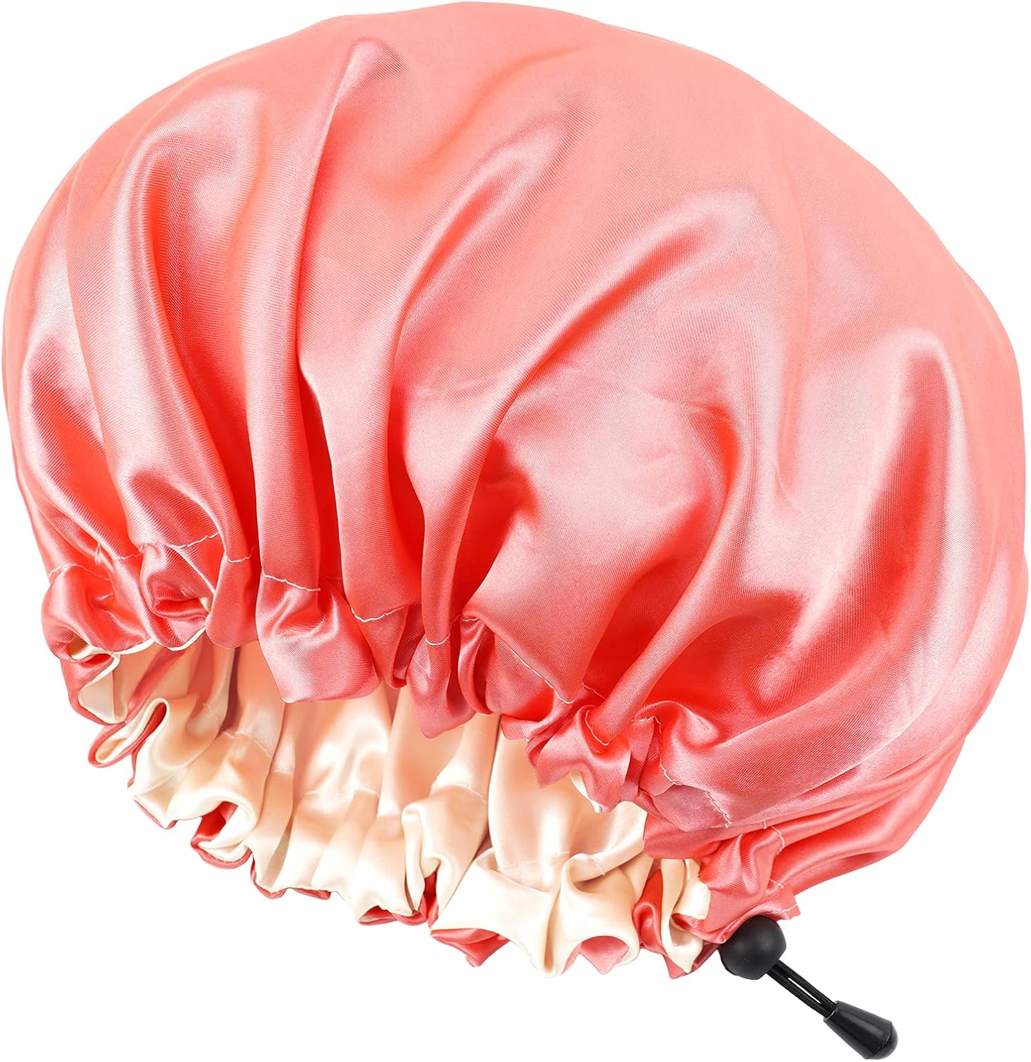 CHORHA Large Double-Sided Adjustable Satin Sleep Cap, Hair Bonnet for Sleeping, Suitable for All Kinds of Hair