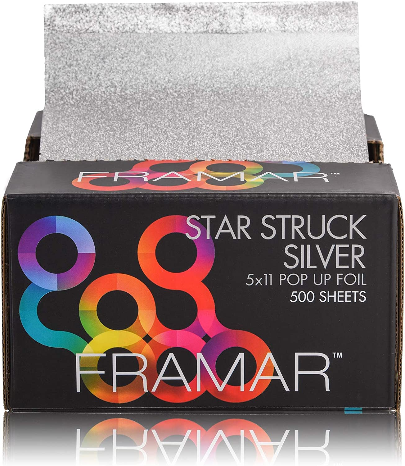 Framar Star Struck Silver Pop up Hair Foil, Aluminum Foil Sheet, Hair Foils for Highlighting - 500 Foil Sheets image number 7