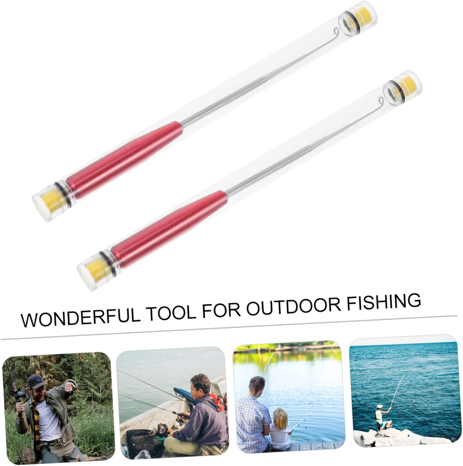 2Pcs Fishhook Remover Tool Magnetic Design Hook Removing Tool for Saltwater Fishing Fish Hook Quick Removal Fishing Tackle Fish Disconnect Device - Blue image number 5