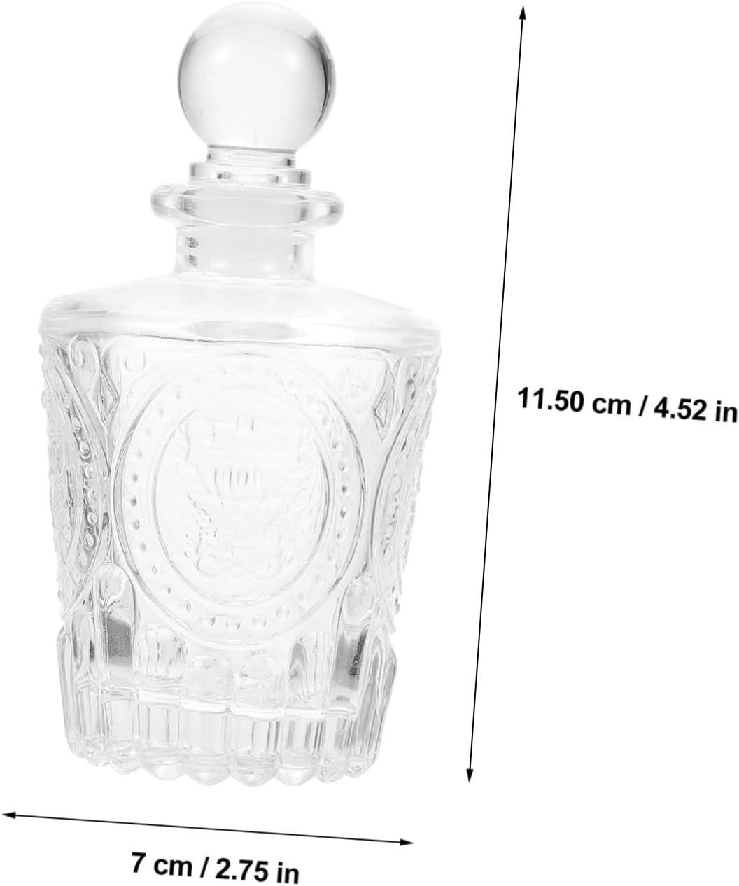 GARVALON 2Pcs Car Air Vent Aromatherapy Essential Oil Bottle Decorative Bottle Perfume Dispenser image number 2