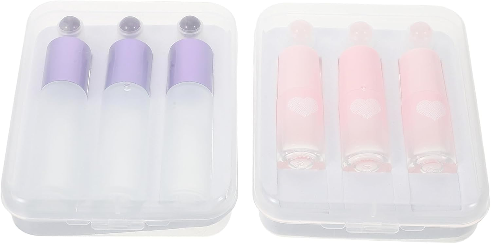 Anneome 6Pcs 5Ml Essential Oil Roller Bottles Set, Refillable Glass Roll-On Perfume Bottles with Leak-Proof Crystal Roller Heads, Travel Aromatherapy Massage Oil Containers image number 1