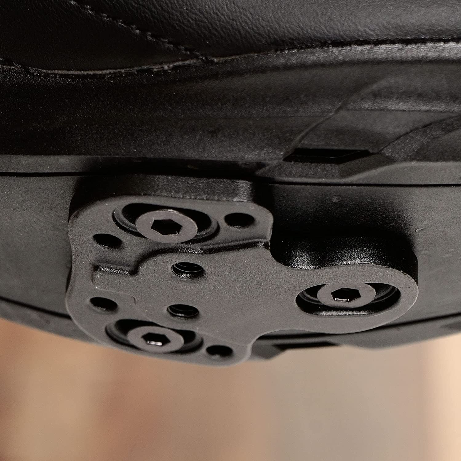 Cyclingdeal Bicycle Shoes Cleats Adapters - Using MTB Type SPD Cleats on Road or Indoor Bike Shoes with 3 Holes - Compatible with Shimano SPD Crankbrother - Converting Adapters image number 3