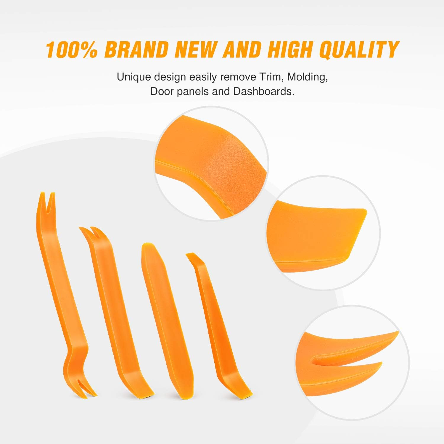 GOOACC - GRC-33 240PCS Bumper Retainer Clips Car Plastic Rivets Fasteners Push Retainer Kit Most Popular Sizes Auto Push Pin Rivets Set -Door Trim Panel Fender Clips for GM Ford Toyota Honda Chrysler image number 4