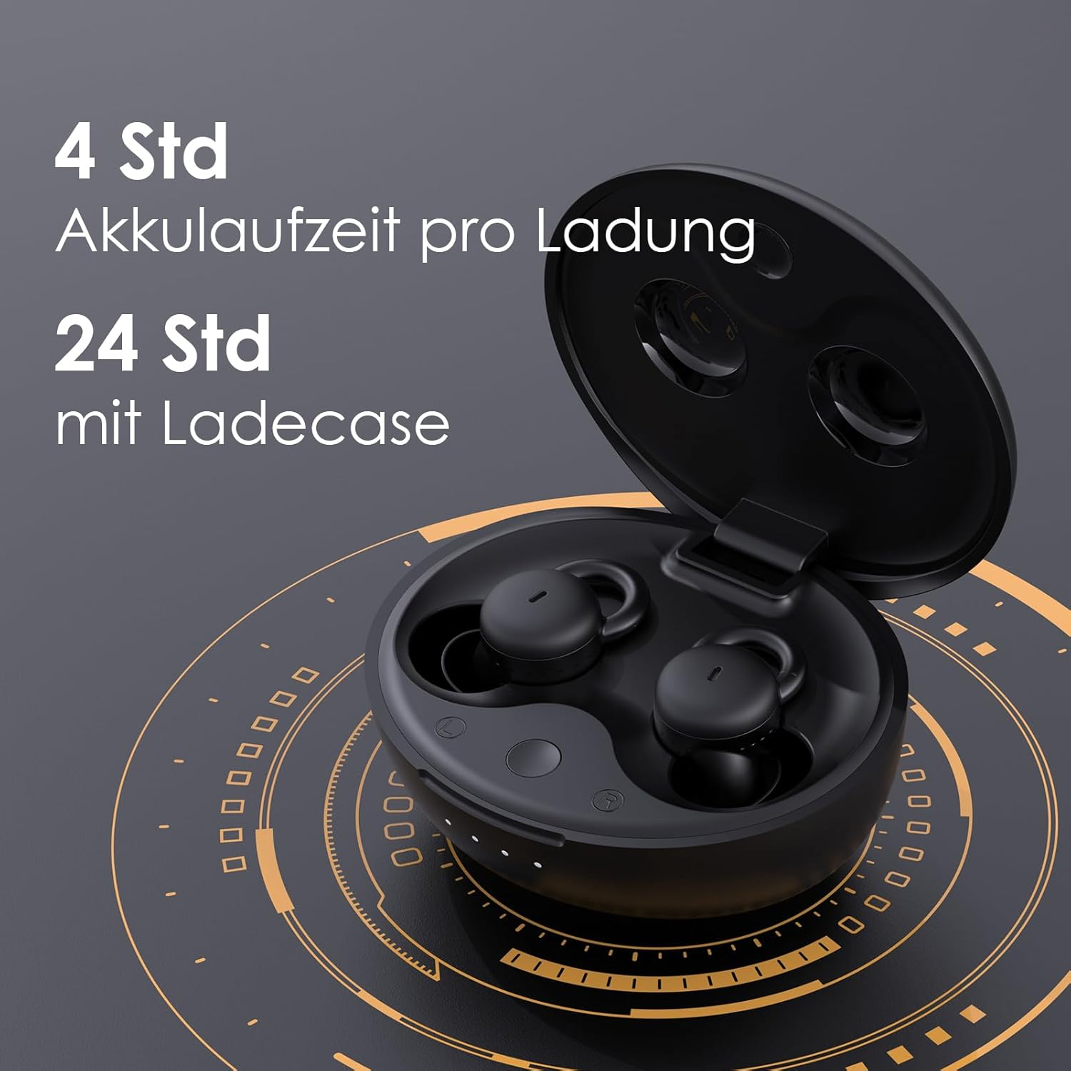 Wedoking Sleep Earbuds, Smallest Invisible Sleep Earphones, Mini Wireless Headphones Bluetooth, Comfortable & Noise Isolating In-Ear Headphones for Side Sleepers & Work image number 6