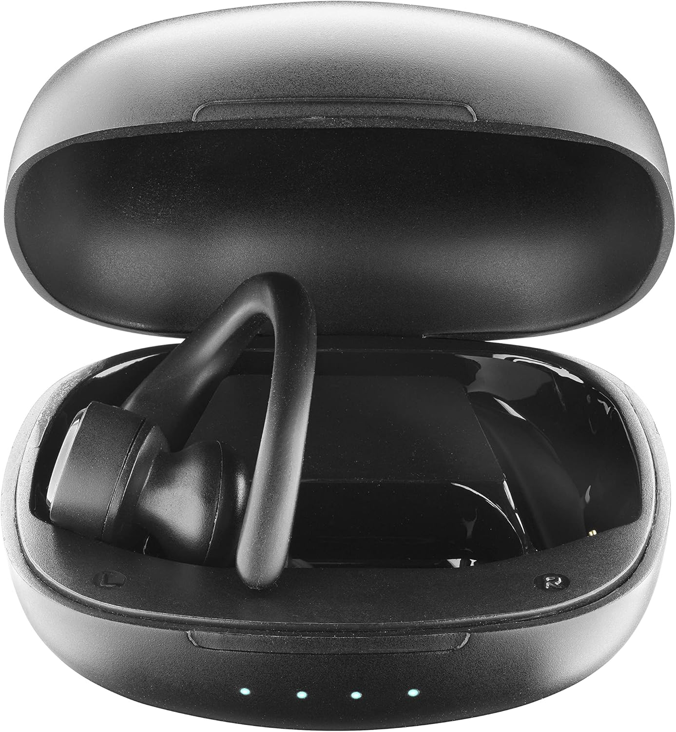 AQL Sport Boost Charge | Bluetooth Headphones | Bluetooth Sports Headphones - Wireless Stereo - Waterproof - 5 Charging Case - Black