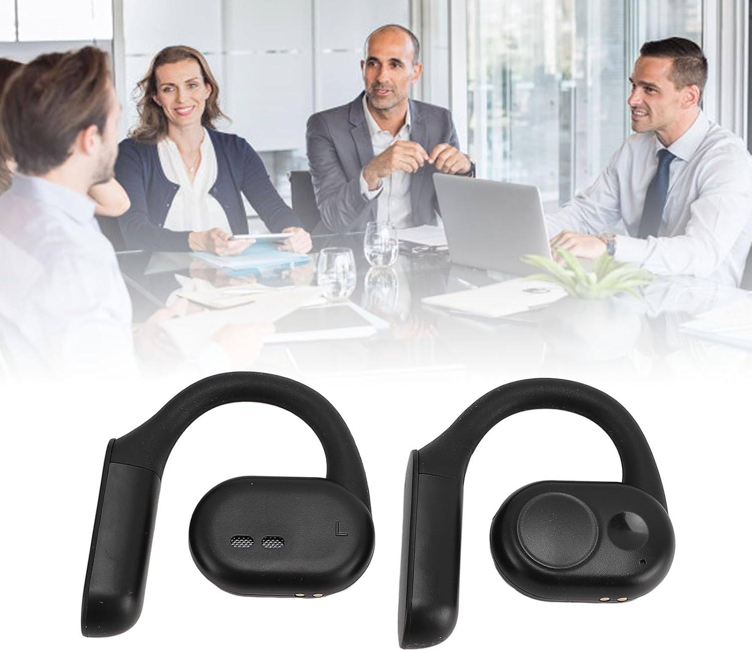 Pomya Language Translator Earbuds, Real Time Translation Headphones with 3 Modes, Supports 133 Different Languages, Suitable for Travel Business image number 2