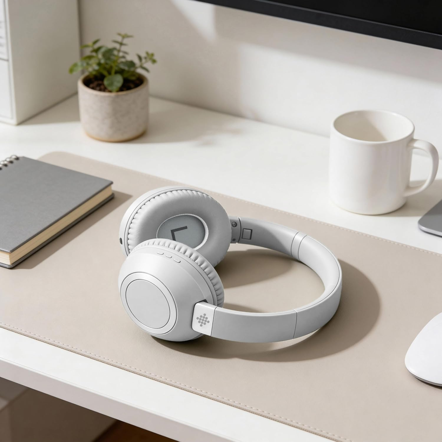 Intempo Aria Noise Cancelling Headphones - Wireless Bluetooth Over-Ear Headphones, up to 50 Hours Playback Time, Active Noise Cancellation, Foldable Design, Type-C Charging Cable Included, Green image number 1