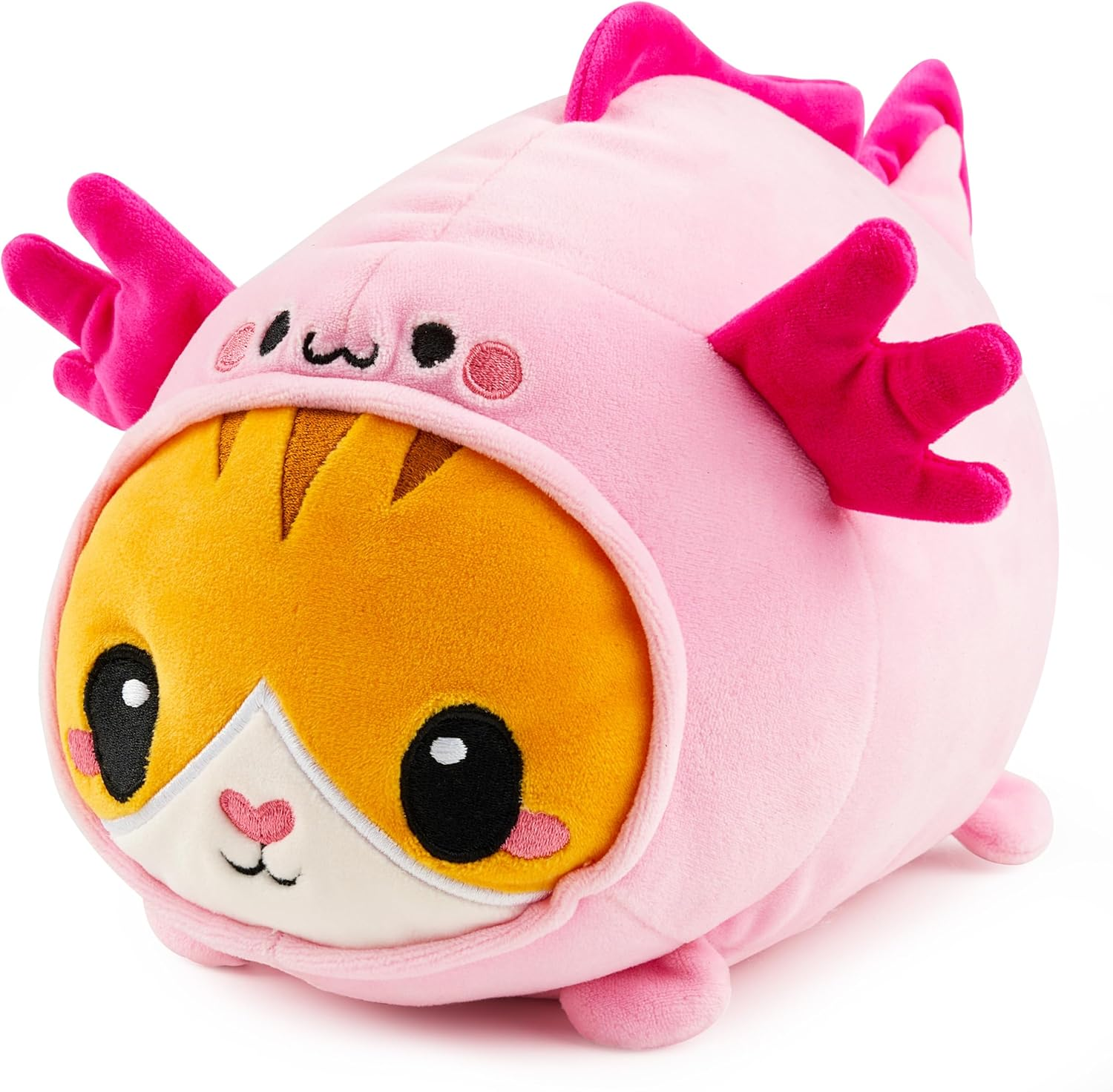 JOYIN Stuffed Animal, Kawaii Axolotl Cat Plush Toy, 11" Soft Plushie, Cute Pillow for Kids and Adults, Surprise Birthday Gift Boys and Girls (Catxolotl) image number 6