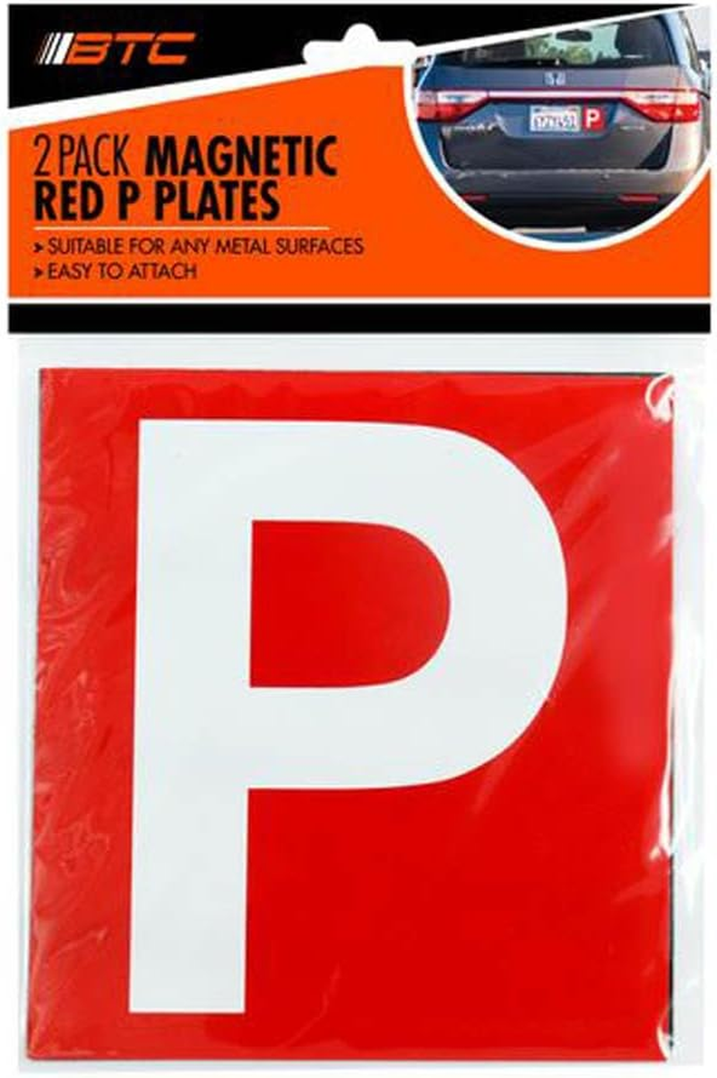 BTC VIC and WA Magnetic Plates 2 Pieces, Red image number 2