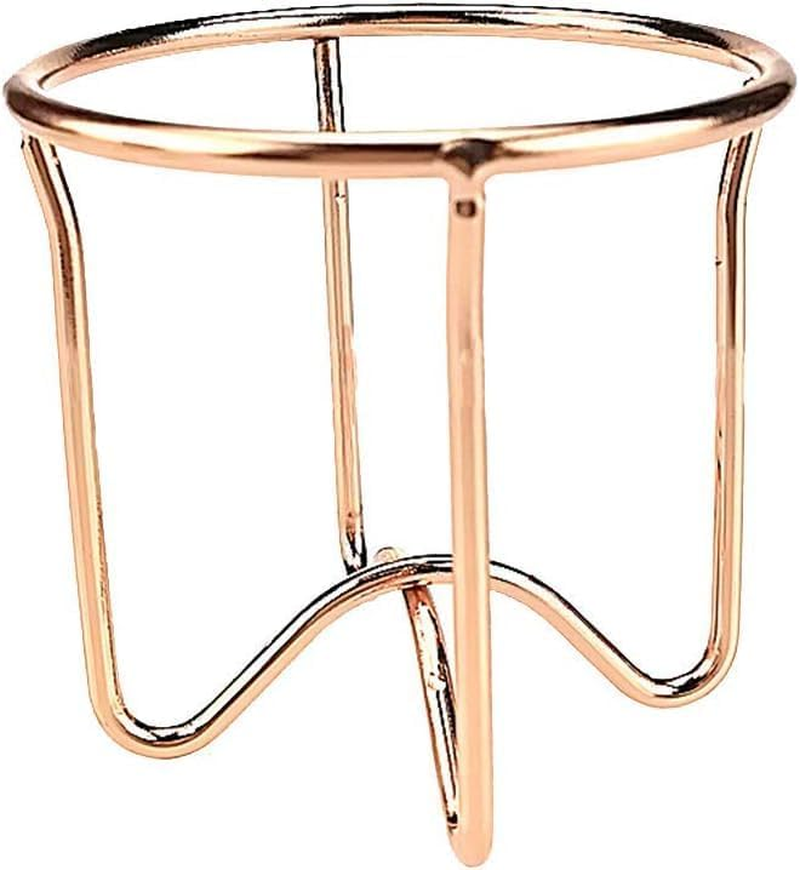 Cosmetic Egg Racks Egg Powder Puff Display Stand Drying Rack Rosy Gold Makeup Sponge Holder Cosmetic Egg Drying Holder 4.5 * 4 * 4.5CM and Creative Practical Design