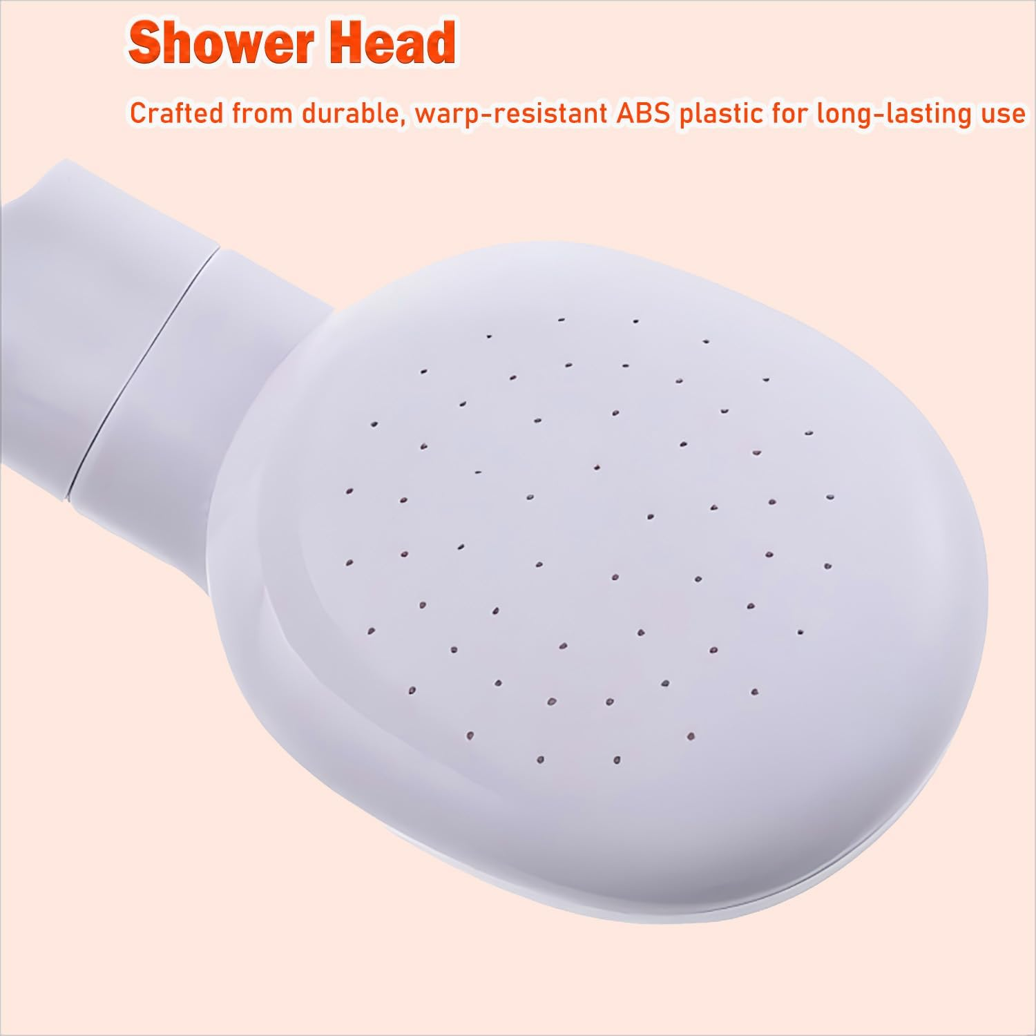 SILHOL Portable Pet Shower Spray Head with Tap Attachment 1.3M Hose and Secure Clamp for Bath, Sink and Indoor Washing (White) image number 3