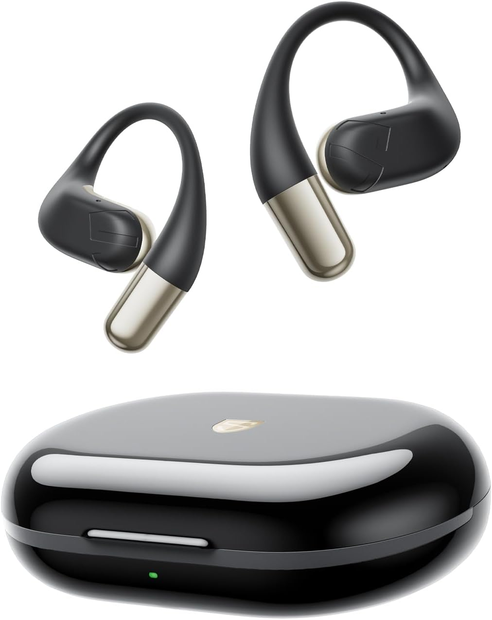 SOUNDPEATS Chasers Open Ear Headphones, Bluetooth 5.4 Wireless Earphones with LDAC, Earbuds with Earhooks, Dual-Mic Noise Cancellation for Clear Call (Black) image number 3