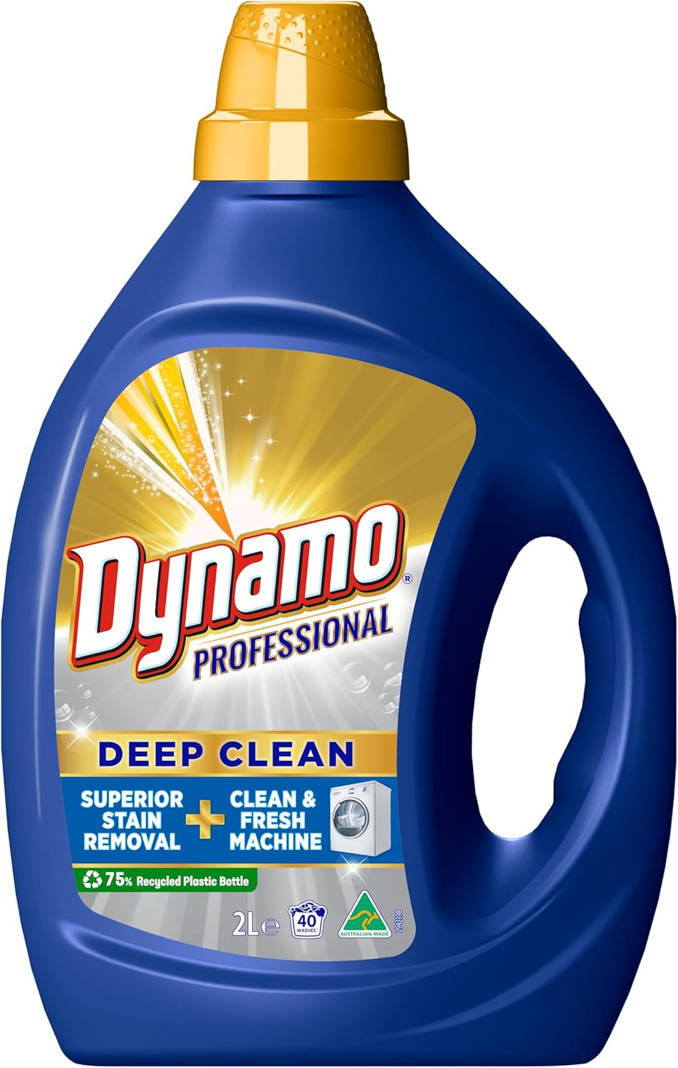 Dynamo Professional Clean & Fresh Machine Laundry Detergent 2L, 40 Washloads, Washing Liquid for Tough Stain Removal, Eliminates Machine Dirt, Odour, and Residue over Time image number 5