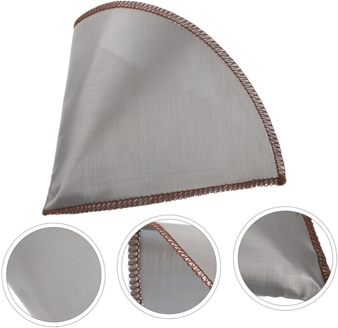 Happyyami 2Pcs Stainless Steel Coffee Filter Mesh Reusable Fine Strainer for Espresso Pour-Over Brewing Compatible with Cups Easy to Clean image number 6