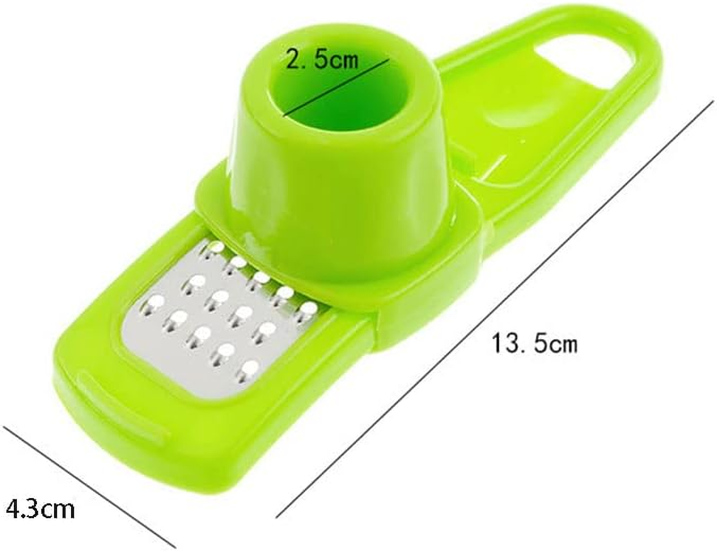 Garlic Grater Tool Garlic Press Garlic Mincer Crusher Graters for Kitchen(Green) image number 4