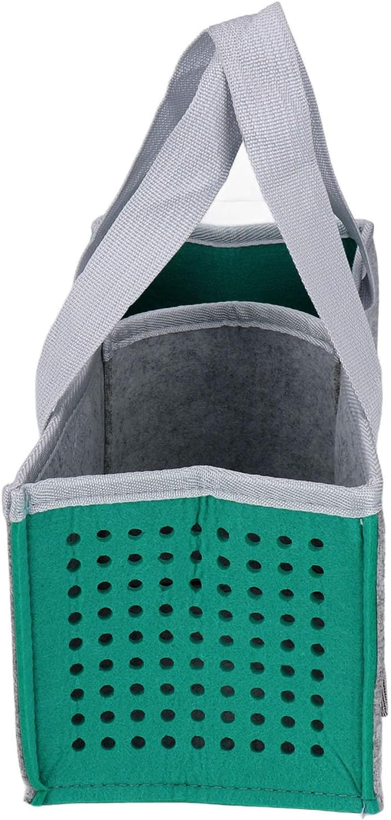 Jiawu Toniebox Felt Carrying Box/Cover with 6 Straps, Thick Felt Material to Prevent Scratches, Foldable and Portable, Suitable for Music Enthusiasts, 1 Carrying Box/Cover Included (Lake Blue)