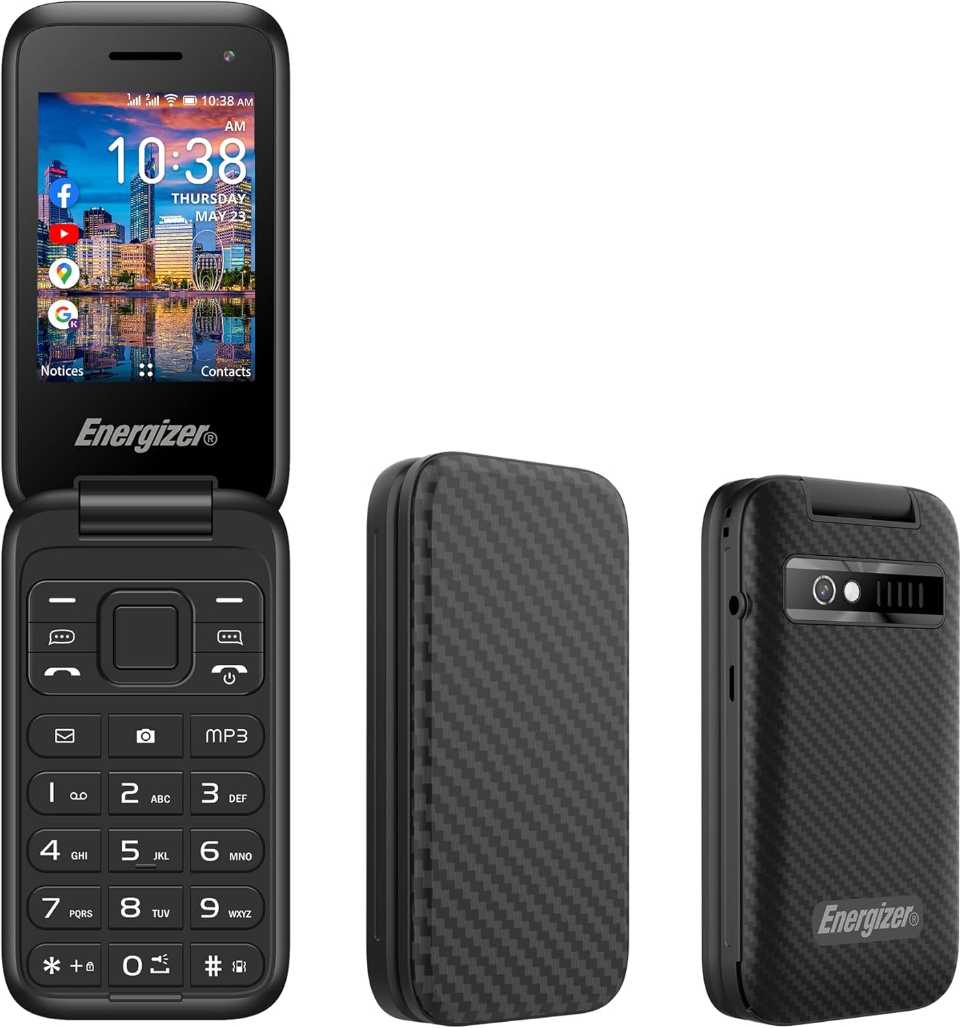 Energizer E282SC+ - 4G LTE - 1400Mah Battery - Dual SIM (Nano-Sim) - 3 Year Warranty - Black - Unlocked - 2MP Camera image number 4