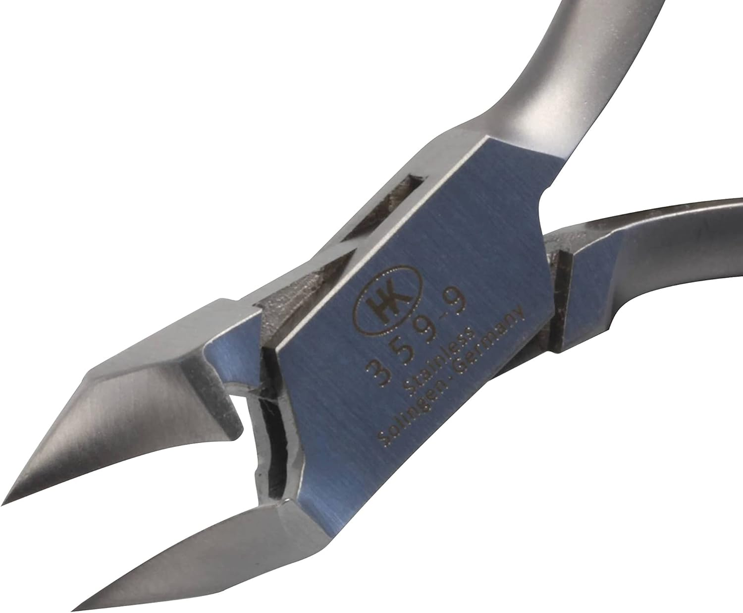 HK Manicure by Hans Kniebes - 14 Cm Head Cutter Nail Clippers with Leather Cover - Stainless Head Cutter from Solingen
