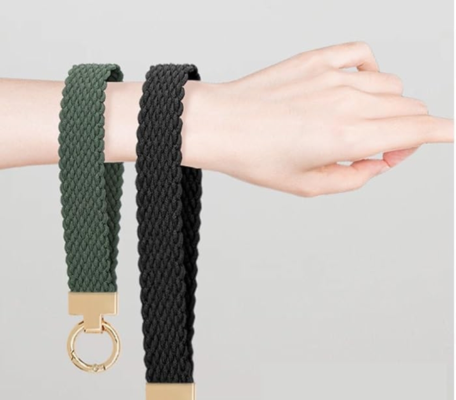 Braided Car Keychain, Cute Key Chain with Anti-Lost D-Ring