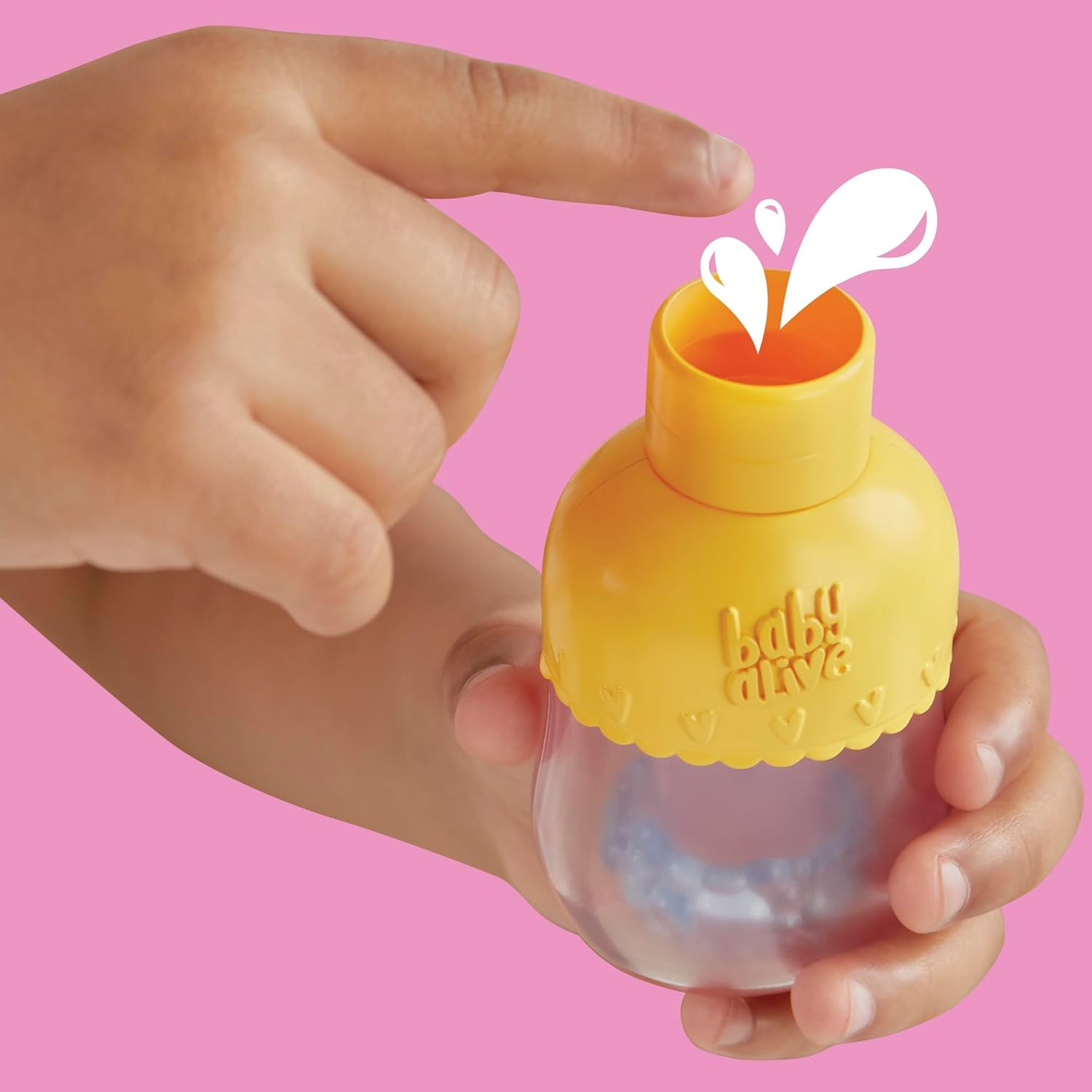 Baby Alive Shampoo Snuggle Sophia Sparkle Brown Hair 11 Inch Water Baby Doll Playset, Toys for 3 Year Old Girls & Boys & Up image number 4