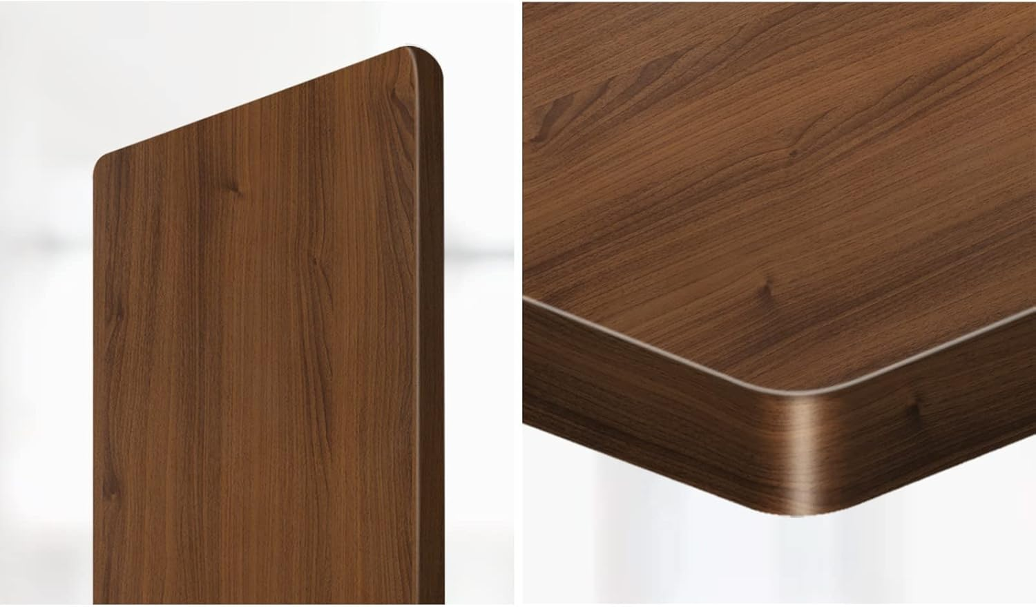 OIKITURE Standing Desk Top Adjustable Tabletop Sit Stand Desk Top Walnut image number 2