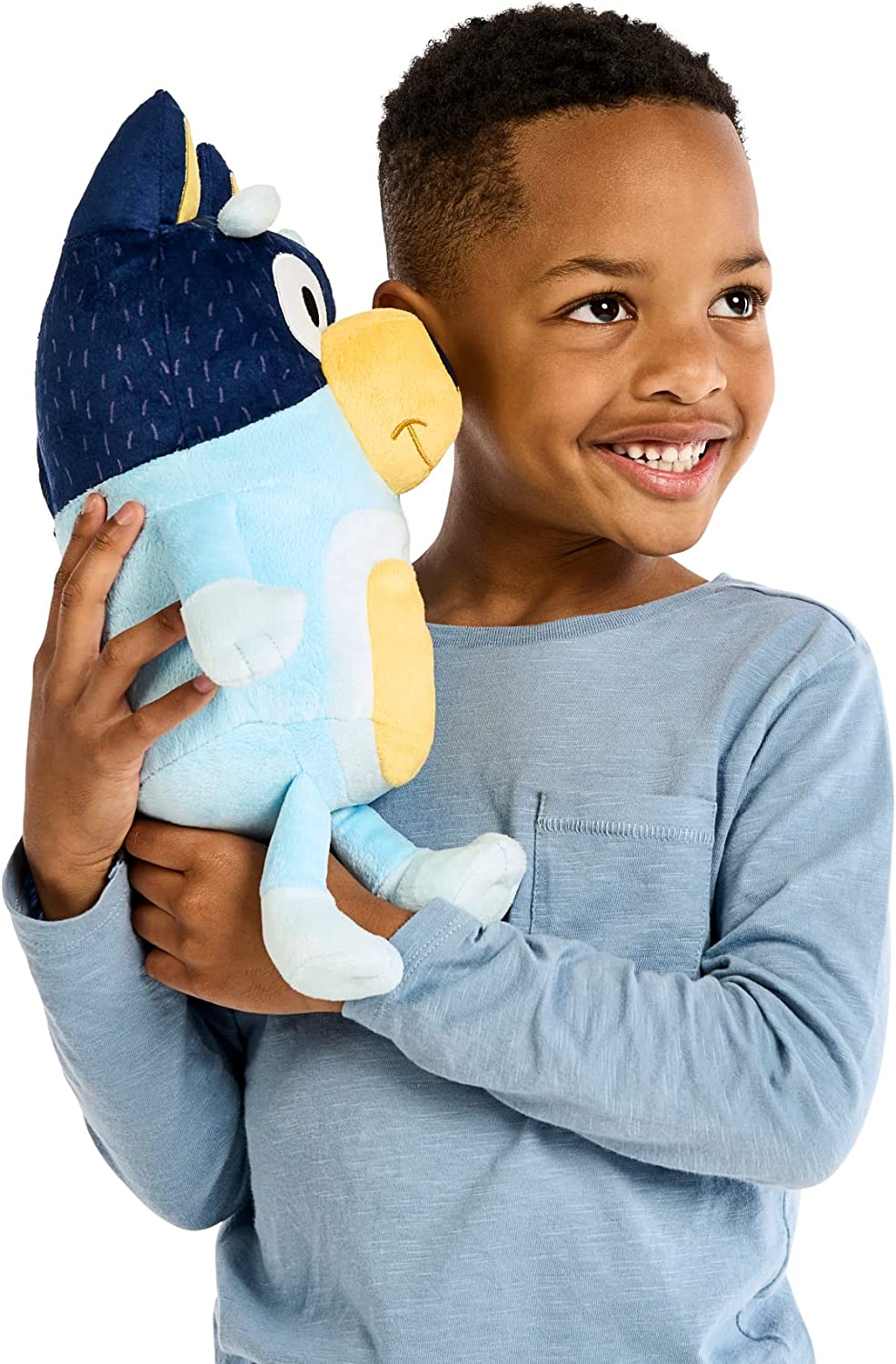 Bluey Talking Bandit (Dad) 30.4Cm Talking Plush Bandit Plush Toy with 9 Phrases and Bluey Theme Song image number 4