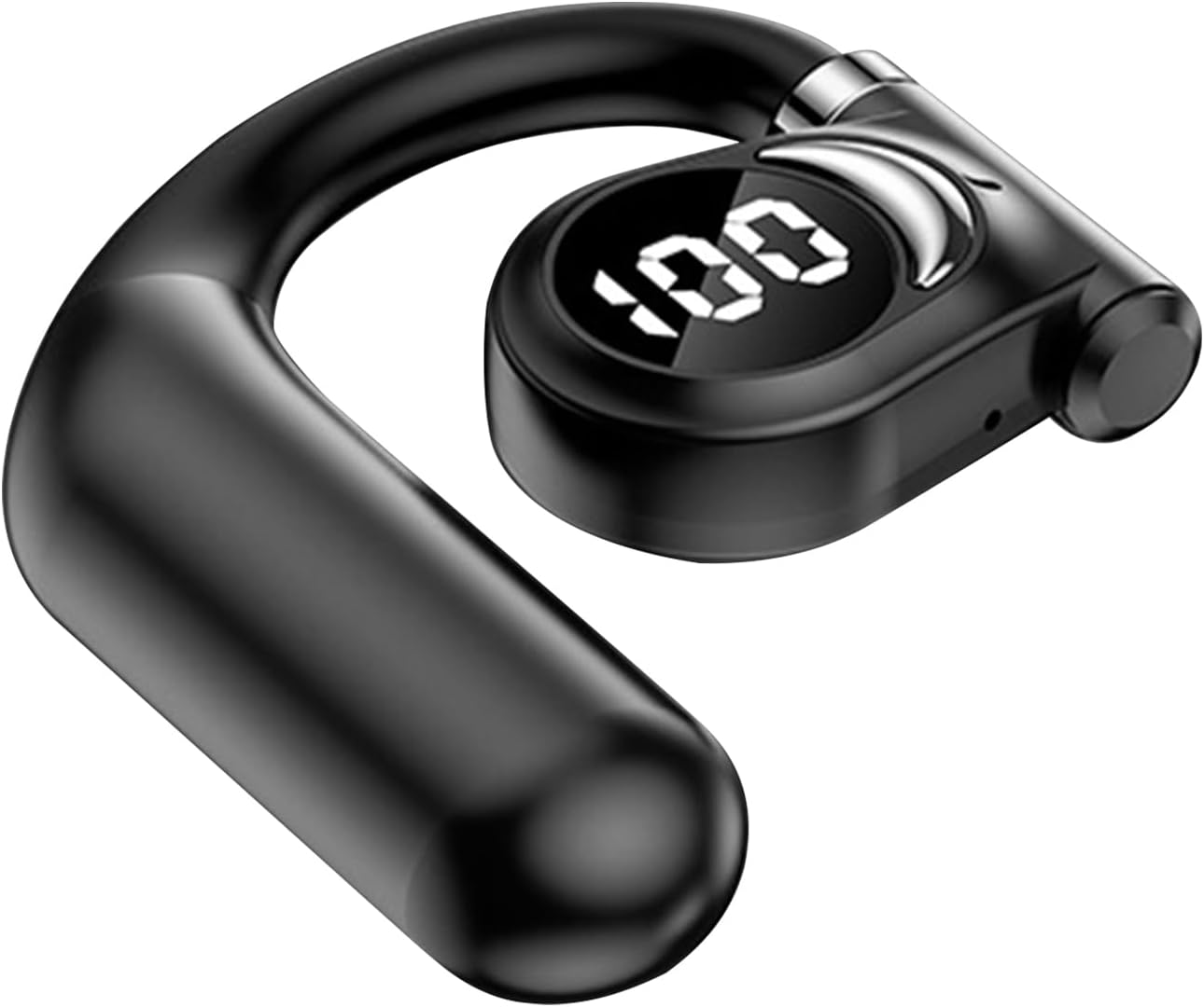 LED Display Open-Ear Earbud &ndash; True Wireless Single Ear Headset with Instant Pairing | Compact -Ear Earpiece for Riding, Gym, Fishing, Long Battery Life, Stable Fit, Outdoor Activities image number 5