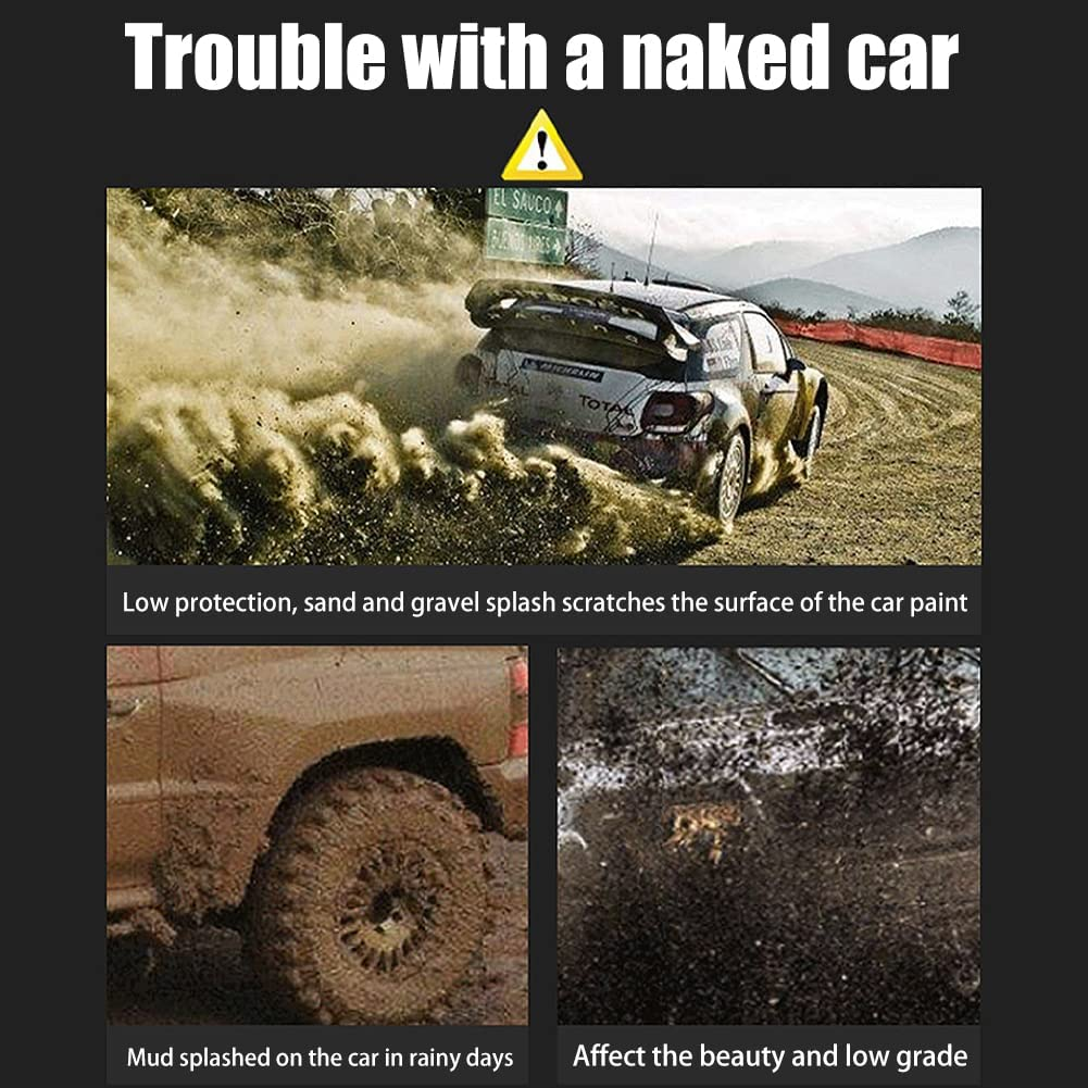 Geli 4 Pieces Mud Flaps Splash Guards,Upgraded Version Front and Rear Mud Flaps Compatible with 2021 2022 Tesla Model Y Accessories image number 5