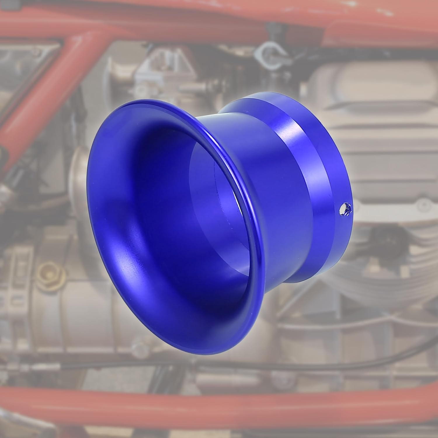 Motoforti Blue 50Mm Inner Dia Motorcycle Air Filter Intake Velocity Stack Aluminum Alloy - Blue image number 5