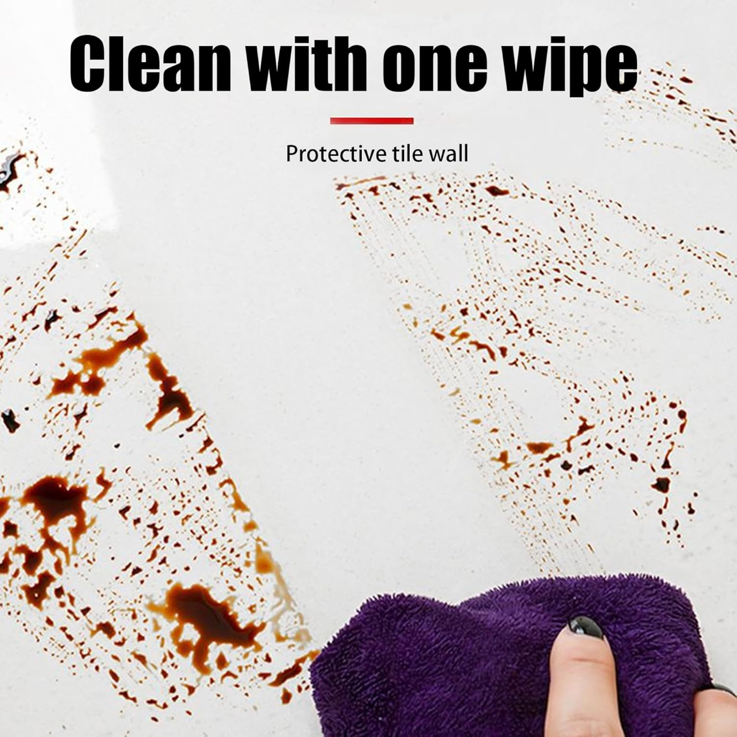 Clear Plastic Sheet, Kitchen Backsplash Wall Protector, 17.7 X118 Inch Transparent Oil Proof Roll Vinyl Roll for Wall Clear Contact Paper Film Cover for Kitchen image number 1